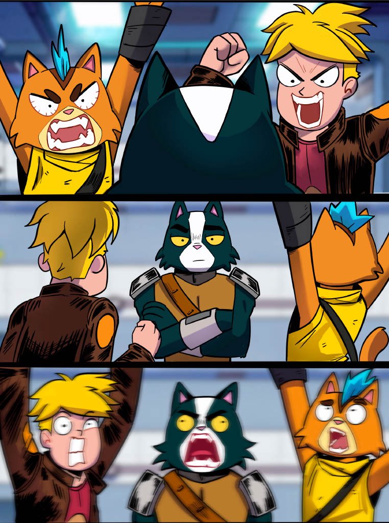 TaterBits's tweet image. YEAHHH
When the family decides to get some tater tots.
#FinalSpace drawing by a friend