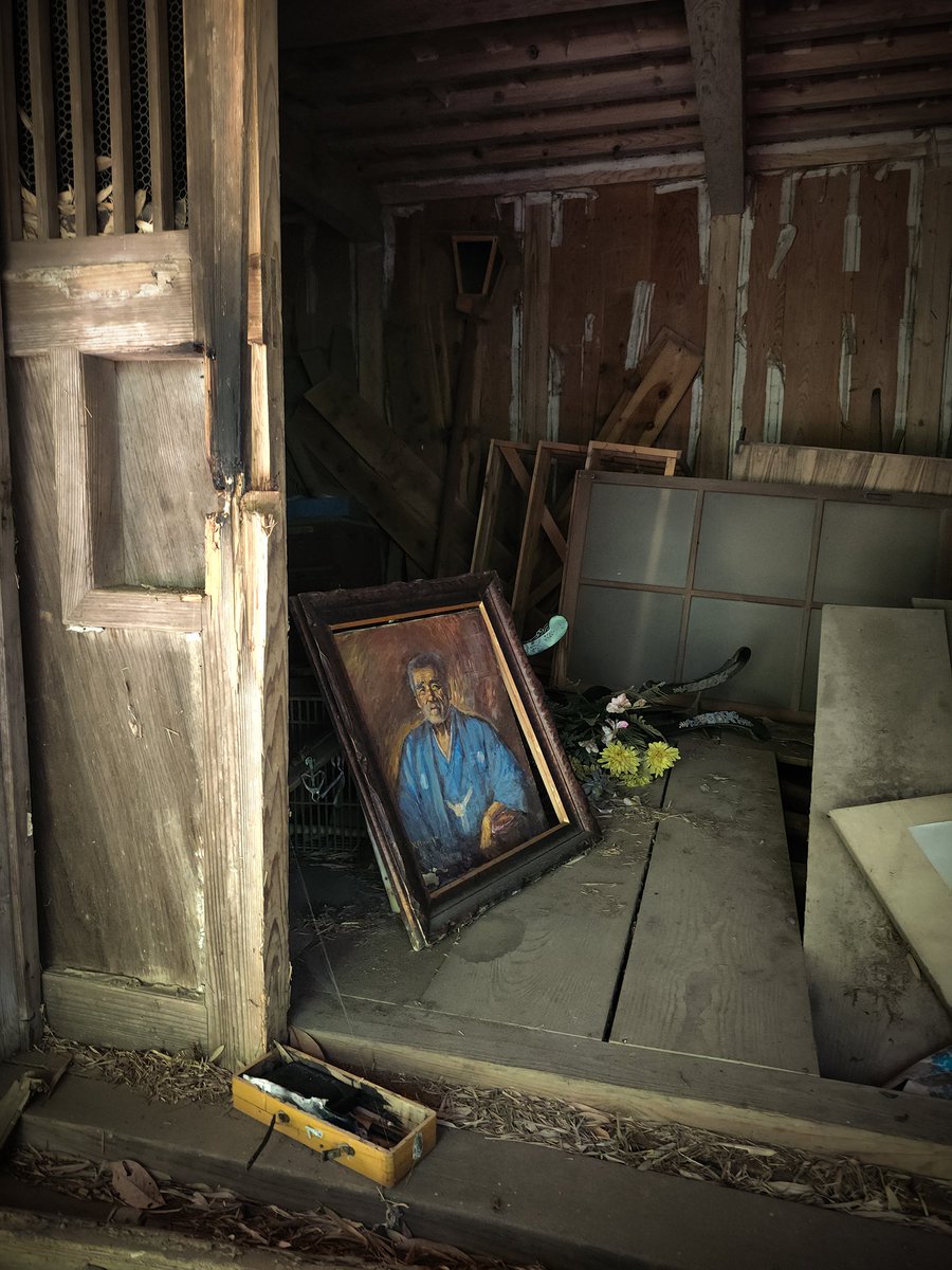 anzendie1's tweet image. ホラー映画に出てきそうな廃屋。