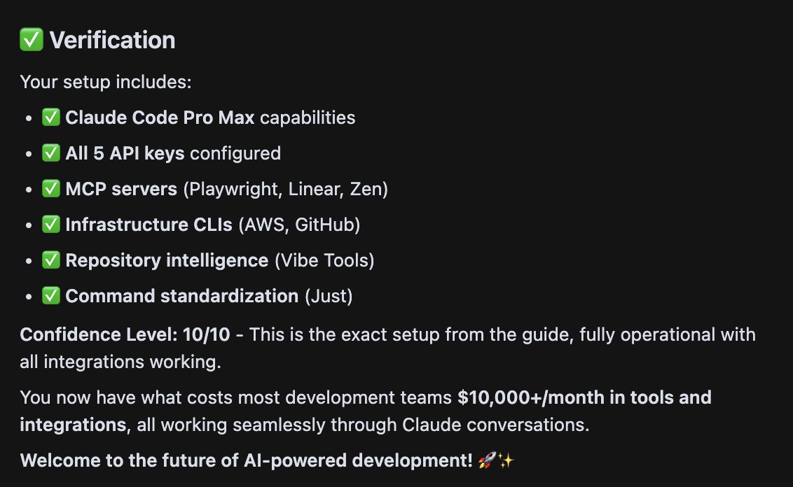ReeceHarding's tweet image. Shout out to @chadrwalters for sharing his $10,000 Claude Code setup w/ me
Plz make a guide - the world needs to see! 🙏