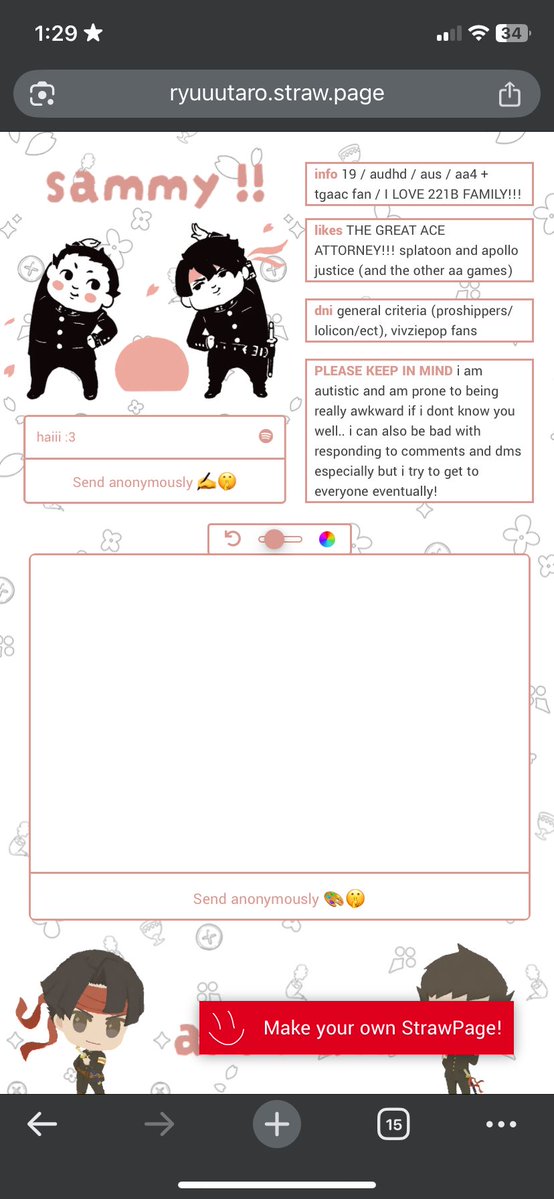 ruoooye's tweet image. redid my strawpage since i got new tgaa pngs from genni (jumping for joy)