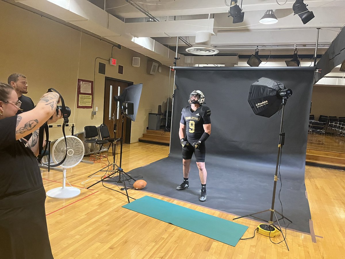 Between our internal football media day, reporters on campus to talk about our free GA tickets and the rain in Emporia today was another not in a row #5Kaday.