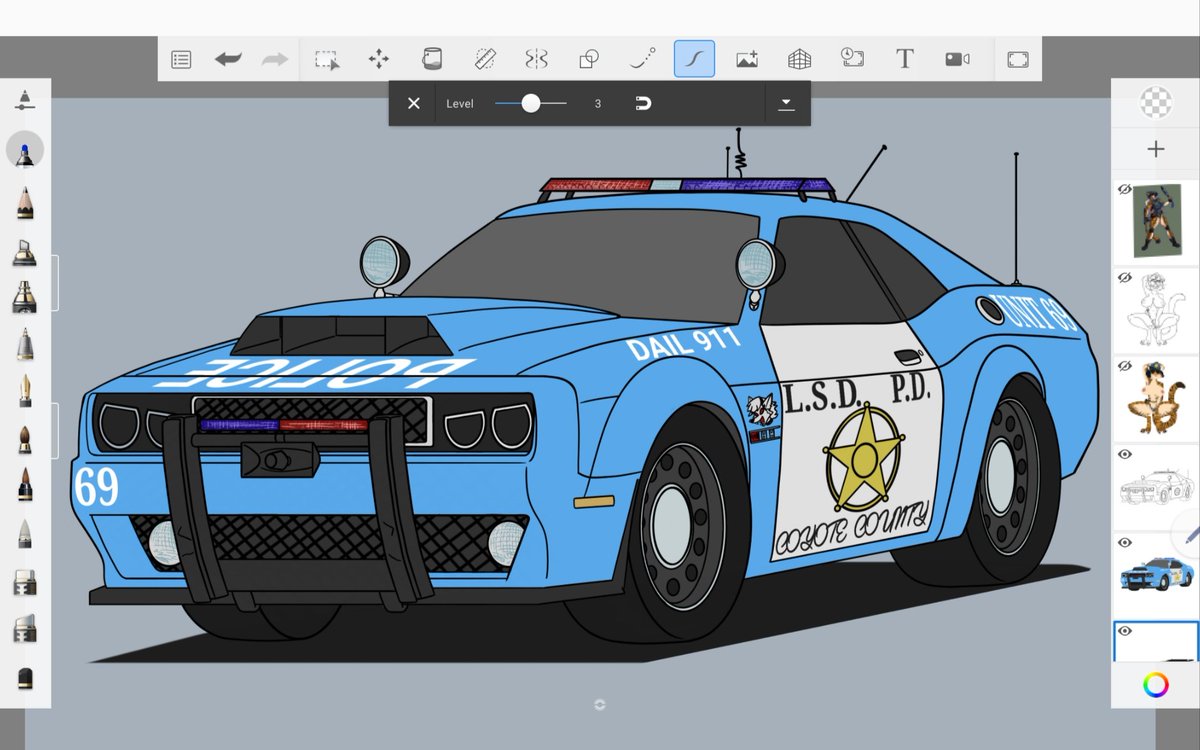 SketchyWolf__13's tweet image. Flat color