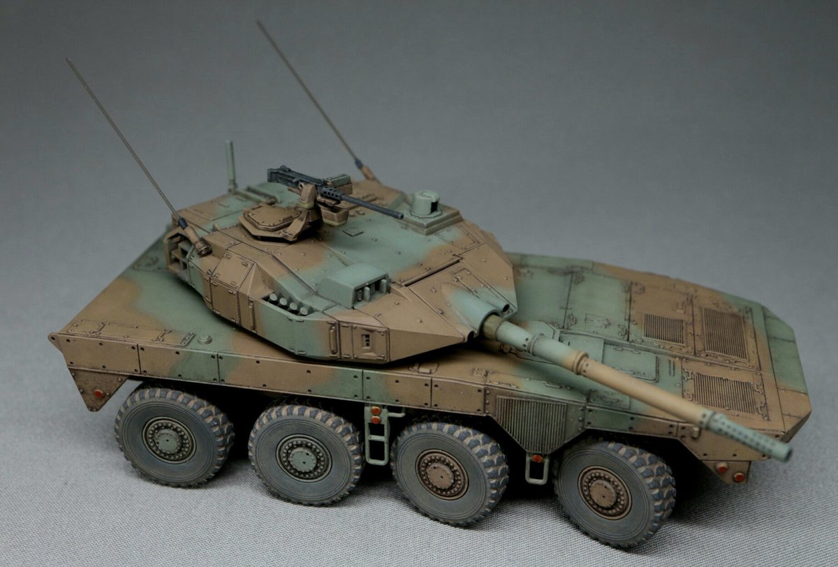 zim_werks's tweet image. フジミ 1/72 16式機動戦闘車
#フジミは良いぞ