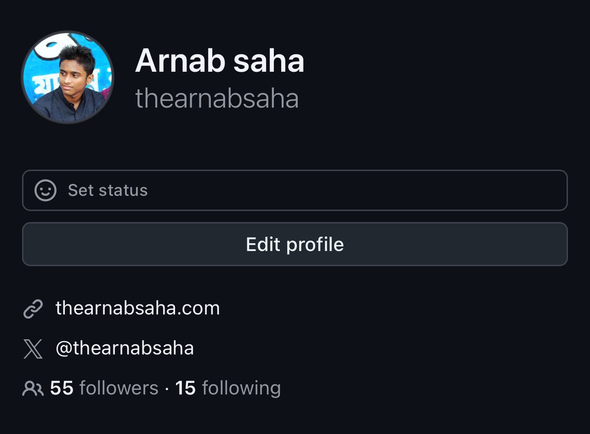 TheArnabSaha's tweet image. 55 followers done on GitHub 

- github.com/thearnabsaha