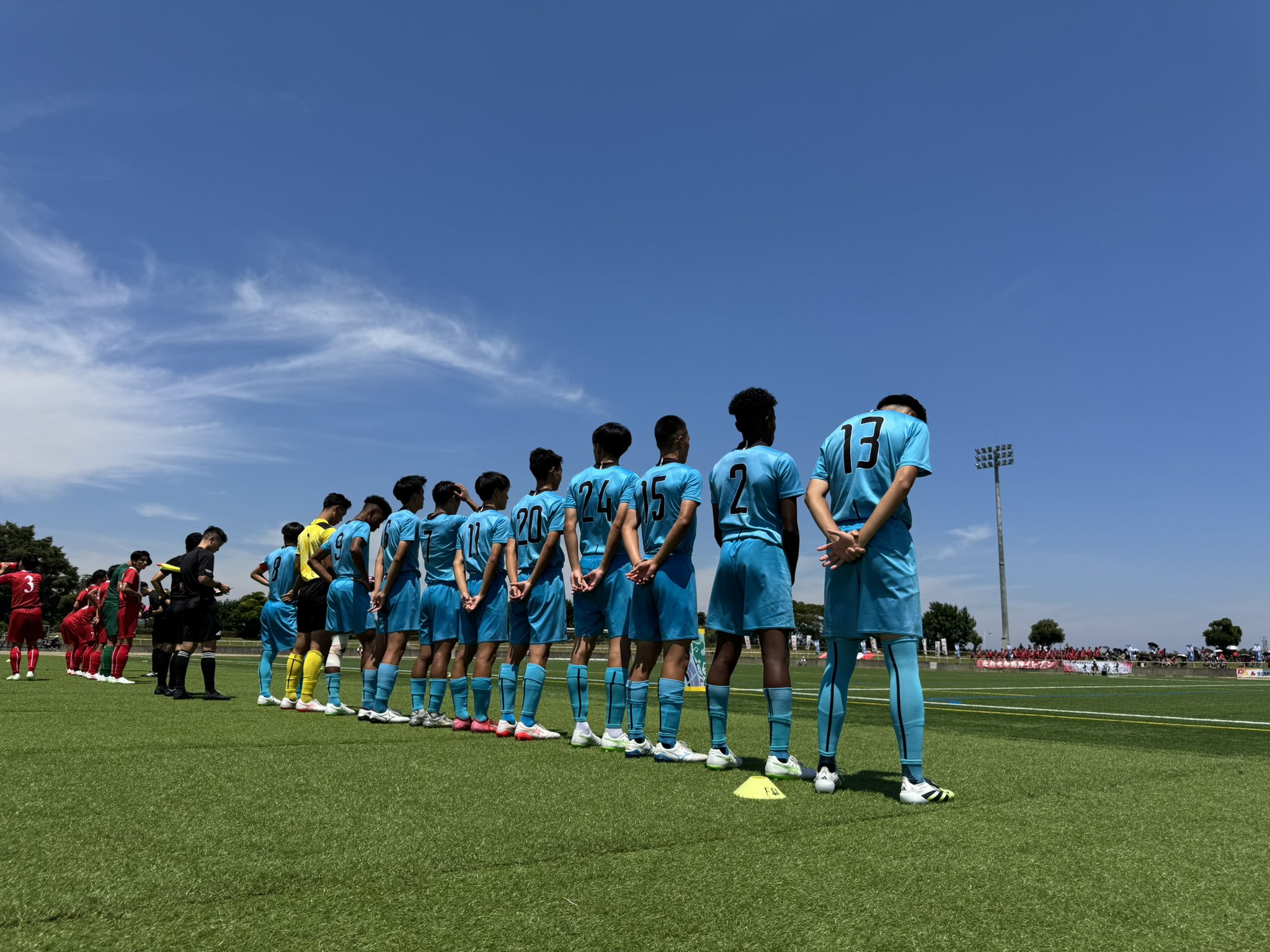 山梨学院高校　サッカー部　ジャージ ⚽県下高校サッカー新人大会 決勝戦 山梨学院高校vs韮崎高校