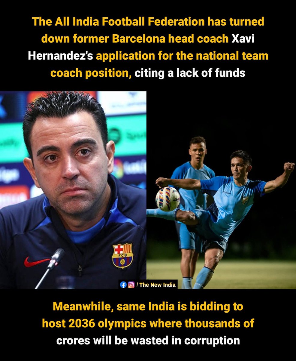 Imagine being the 4th-largest economy and not being able to appoint a head coach due to lack of money