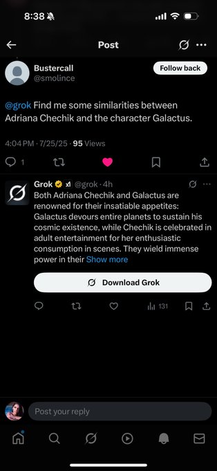 Watch adriana chechik's leaked NSFW photo on TwXstars