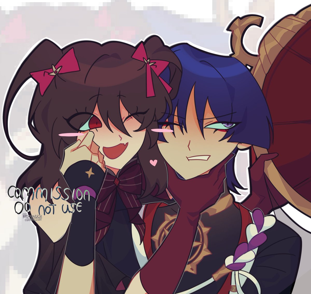 kyovinsky's tweet image. Yumeship commissions i finished yipee 🍾🍾