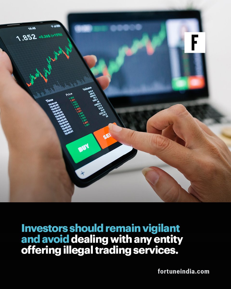 Fortune India (@fortuneindia) on Twitter photo 🚨 Dabba trading is illegal, unregulated, and risky. It bypasses stock exchanges and SEBI oversight, violating key financial laws.
For more news & updates, visit 🔗 fortuneindia.com
#DabbaTrading #SEBI #StockMarketIndia #IllegalTrading <a href="/imNavneetDubey/">Navneet Dubey</a> 🚨 Dabba trading is illegal, unregulated, and risky. It bypasses stock exchanges and SEBI oversight, violating key financial laws.
For more news & updates, visit 🔗 fortuneindia.com
#DabbaTrading #SEBI #StockMarketIndia #IllegalTrading <a href="/imNavneetDubey/">Navneet Dubey</a>