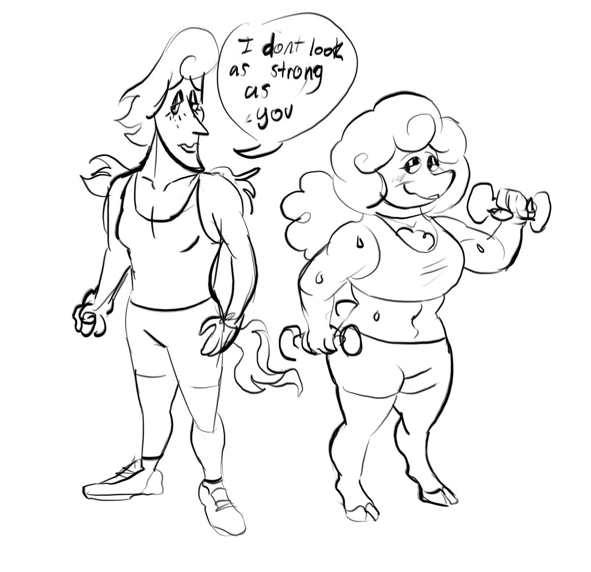 kaaranko's tweet image. Some Weather Duo Drawings dealing with gender dysphoria
#deltarune #weatherduo #lanino #elnina