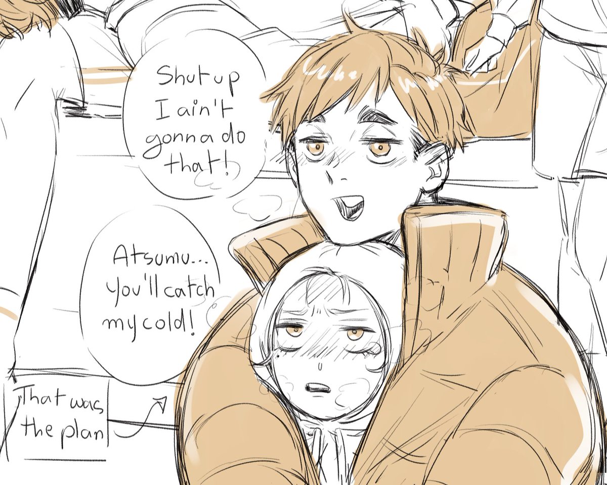pandamimi9021's tweet image. #Atsumu x Akari
Denial is a river in Egypt, you my boy are sick!
#haikyuu