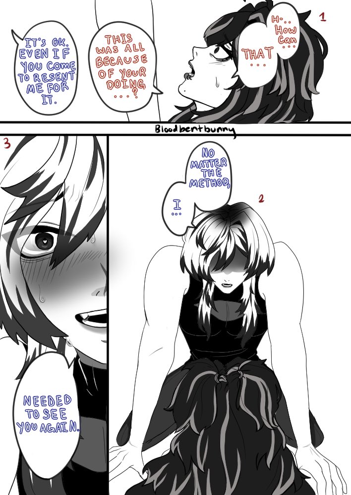 Redrew a manga panel I found on Pinterest as my persona x Kier! I thought it fit 

#BackstageInfatuationVN #BSIN 
Kier belongs to <a href="/BackInfa_GAME/">Backstage Infatuation 🎶</a>