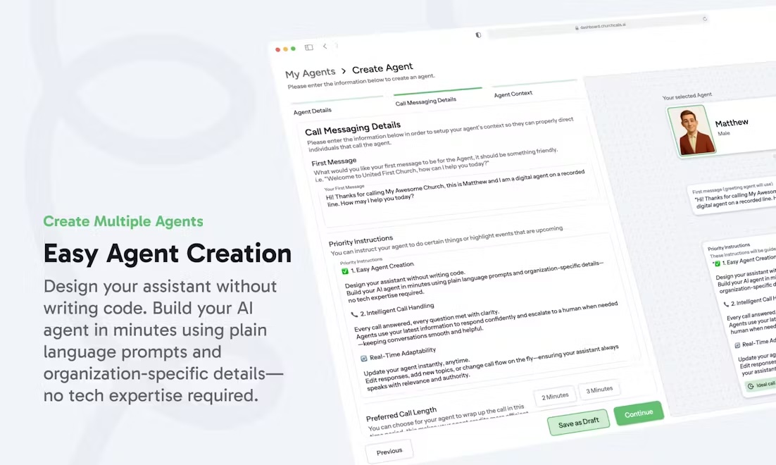 ChurchCallsAI's tweet image. The phone is still the front door of the church.
📞
ChurchCalls.ai ensures someone always answers — with care, clarity, and follow-up.
Not just automation. Not just AI.
Ministry infrastructure for the modern church.
#MinistryTech #ChurchGrowth #AIforChurches