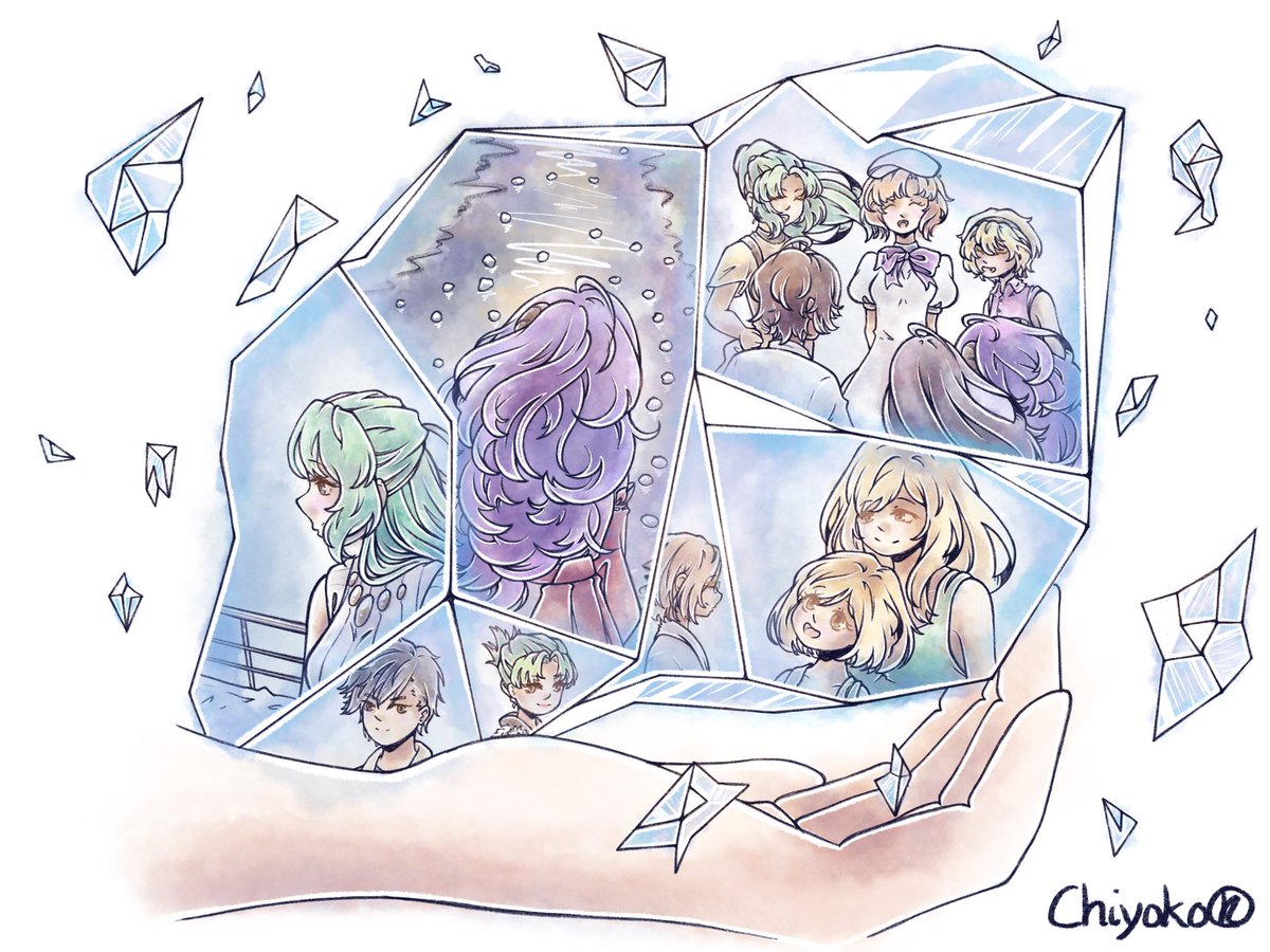 Chiyokoarts's tweet image. Tonight is the finale of Higurashi, and we finally found that one fragment where every one’s miracle could happen, and only because of all the other fragments connecting to this one. It truly is a miracle come true
#nezumivastream #sketch #digitalart #higurashi