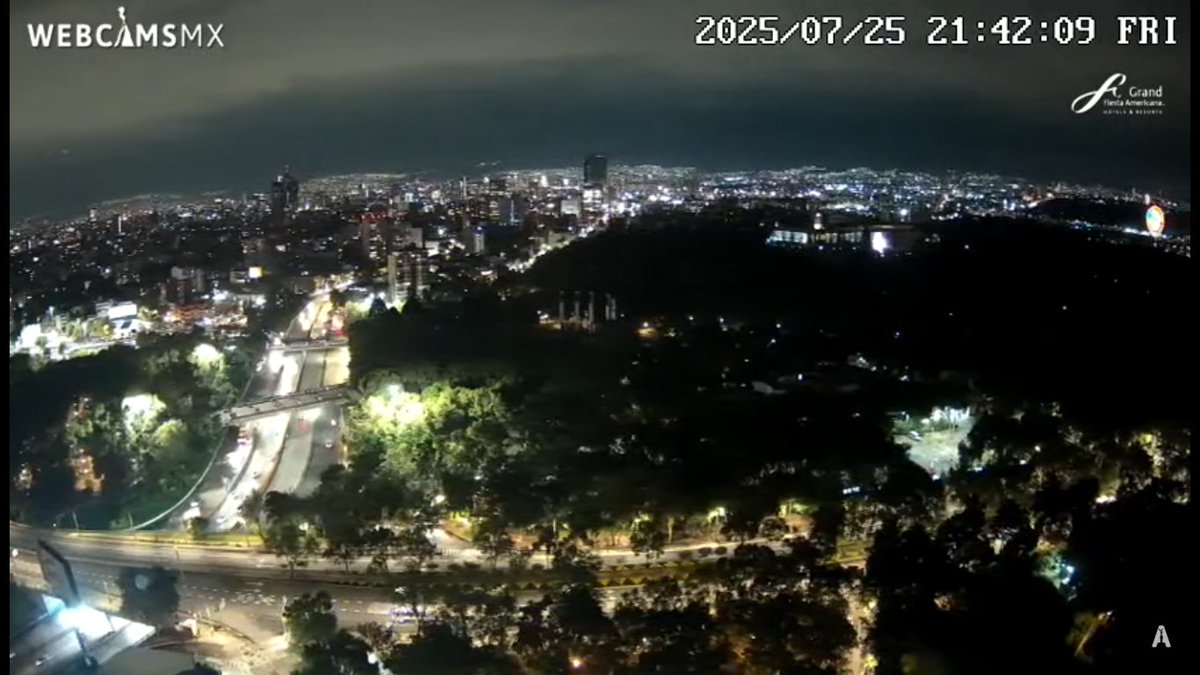 webcamsdemexico's tweet image. Ciudad de México, #CDMX.
🌡️ Temperatura actual: 16° C.
Mañana al amanecer la temperatura será de 14° C.
Vista #EnVivo hacia Bosque de #Chapultepec desde el hotel Grand @fiestamericana 👇🏼
youtube.com/watch?v=ndYhQv…