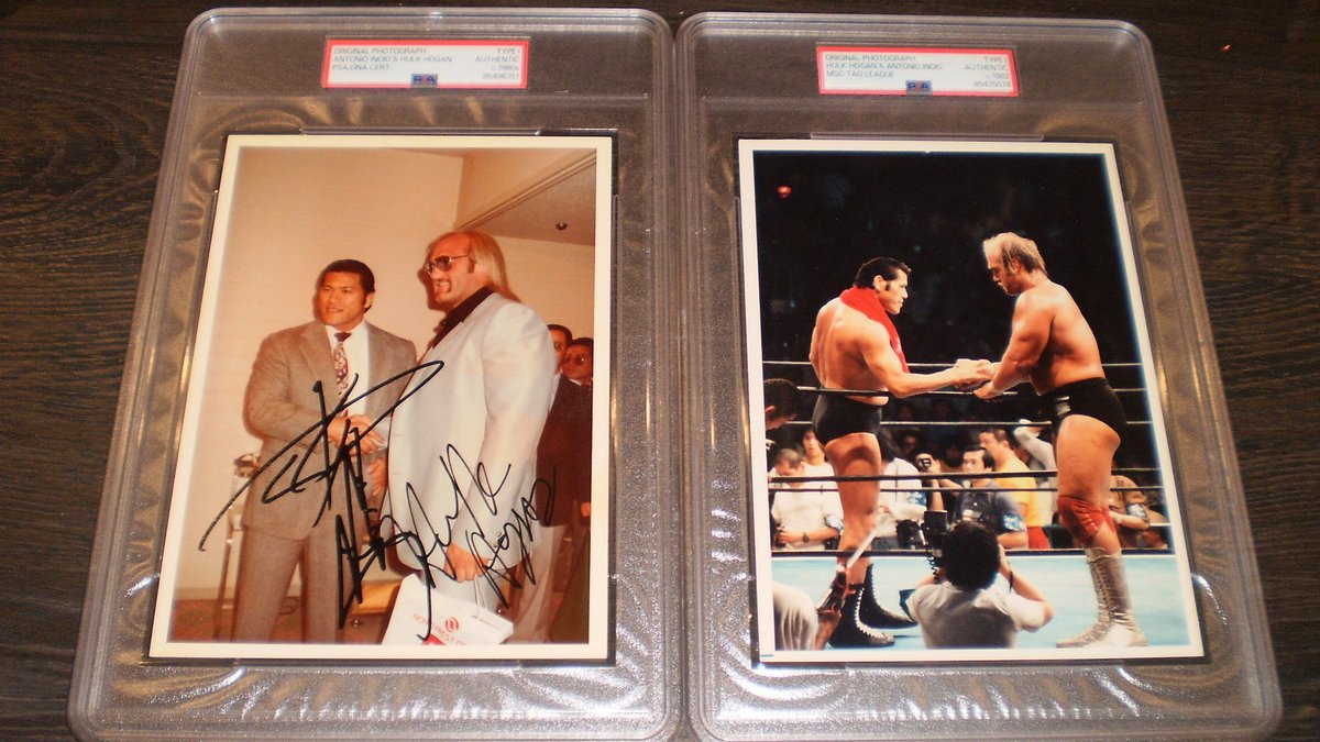 KNAPPCOLLECTION's tweet image. #HulkHogan #Inoki