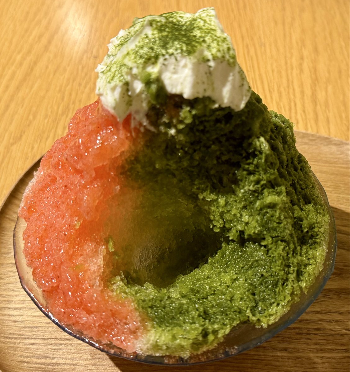 kakigorar's tweet image. 【Ochobohan】
@東京-新宿駅から徒歩2分

抹茶といちご チーズクリーム
