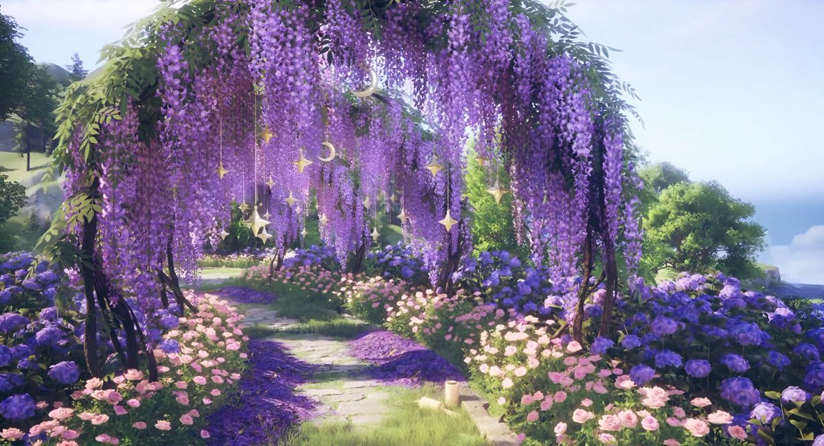 dazed_moon111's tweet image. 🪻 1.9 The Guest Vine 🪻
In 1.9, once gardening ability is unlocked, you can grow a special vine that eventually blooms into a portal and you can use it to visit other Nikkis homes! 🏡🥹
I can’t wait to try it out! 😭🩷
#infinitynikkitwt