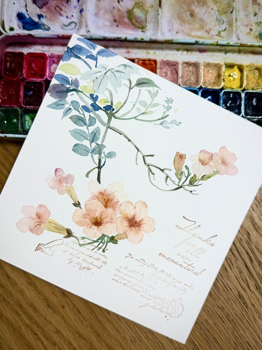DingpingCn's tweet image. 軽く練習してみる。
#watercolorpainting #art #watercolor #watercolorart #drawingart #水彩画