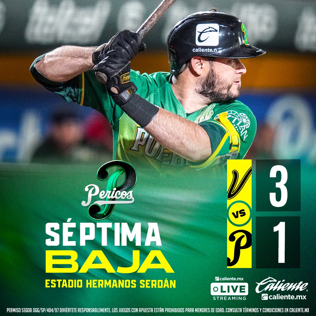 Pericos_Oficial's tweet image. VAMOOOS PUEBLAAAAA 💥⚾️
@calientesports nos presenta la pizarra
#FuerzaPericos🦜