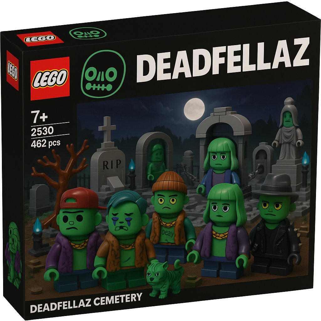 SekureD's tweet image. Sitting here working on these custom Lego sneakers looking at my @Deadfellaz Horde.
This just works together so well.
Maybe one day