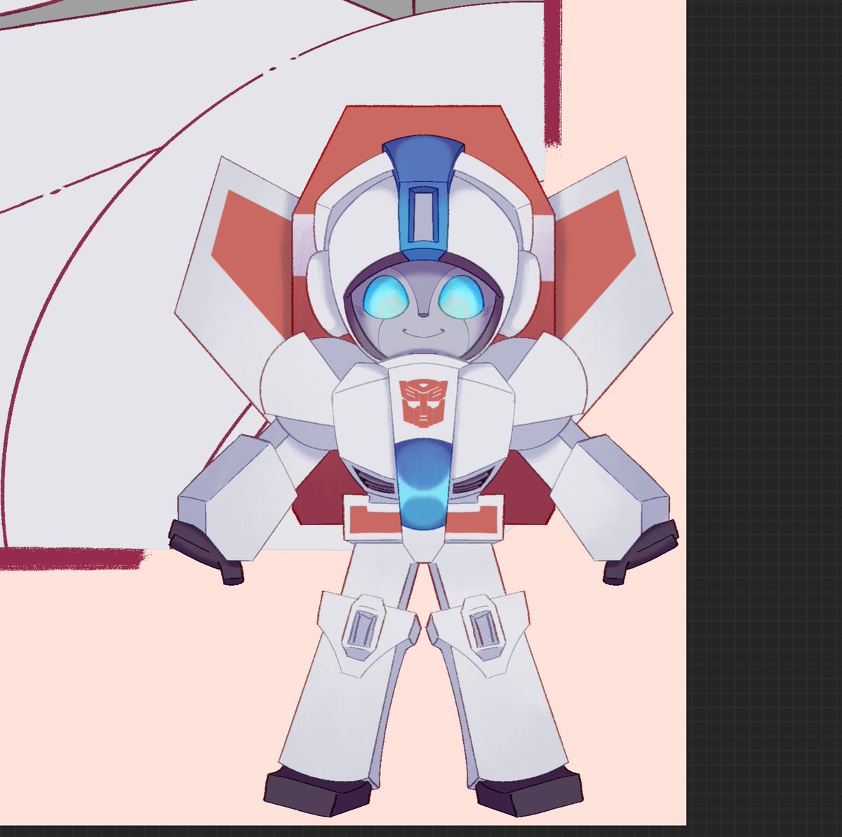 #skyfire wip before I post the finished one soon!

#maccadams #transformers #jetfire