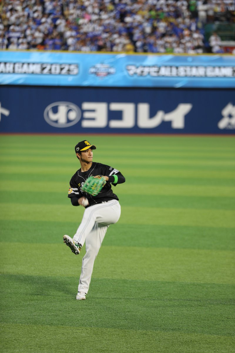 KAOLION2's tweet image. レフト柳町くん
#柳町達 #マイナビオールスター ﾊﾏｽﾀ