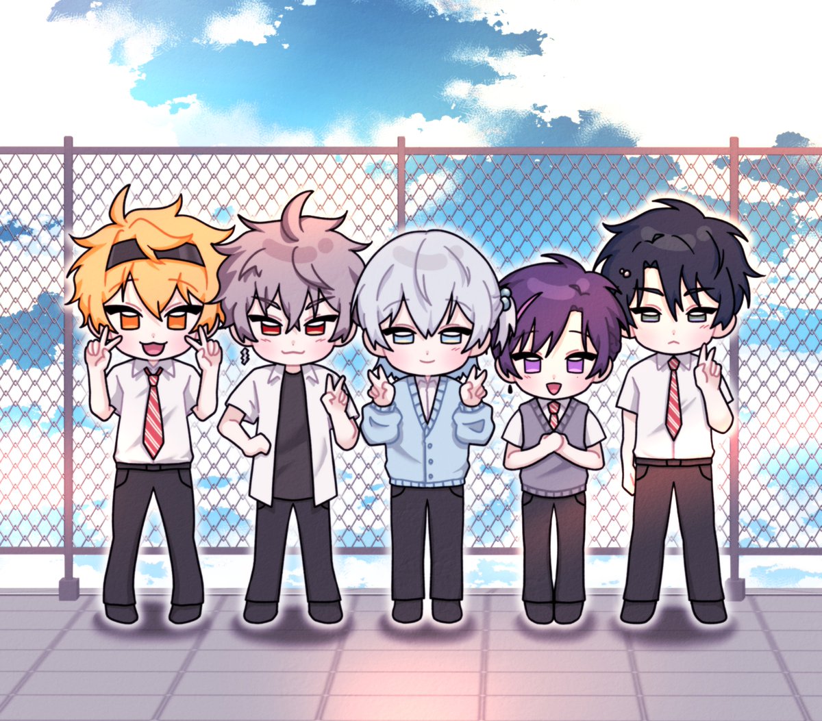 #미래로_향하는_너희를_따라 
#HAPPY_2YEAR_SKSM 
#스코시즘그림

늦었지만 2주년 축하해요~🎉