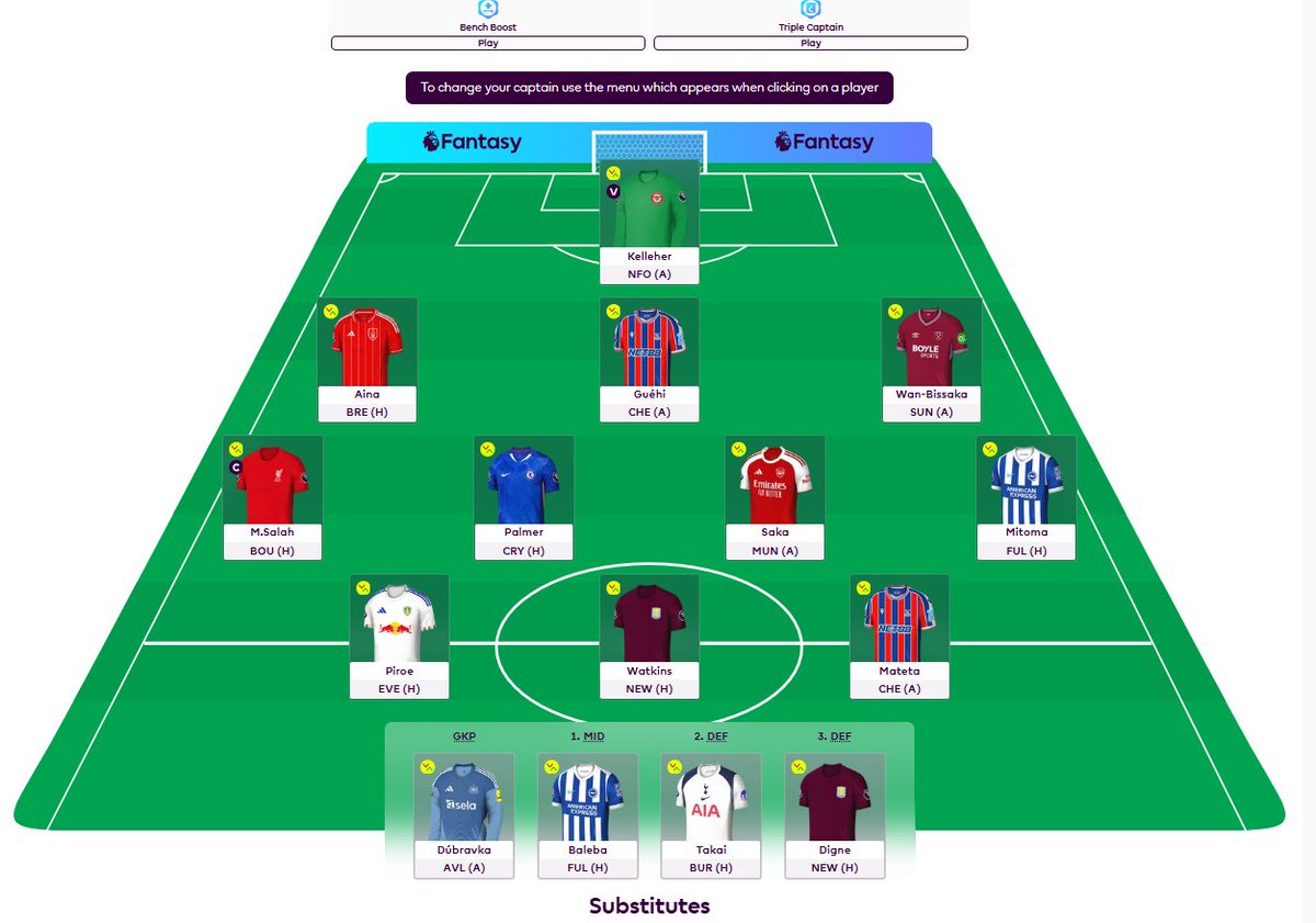 Yuki_Sahashi's tweet image. My first Pick for #FPL Fantasy Premier League