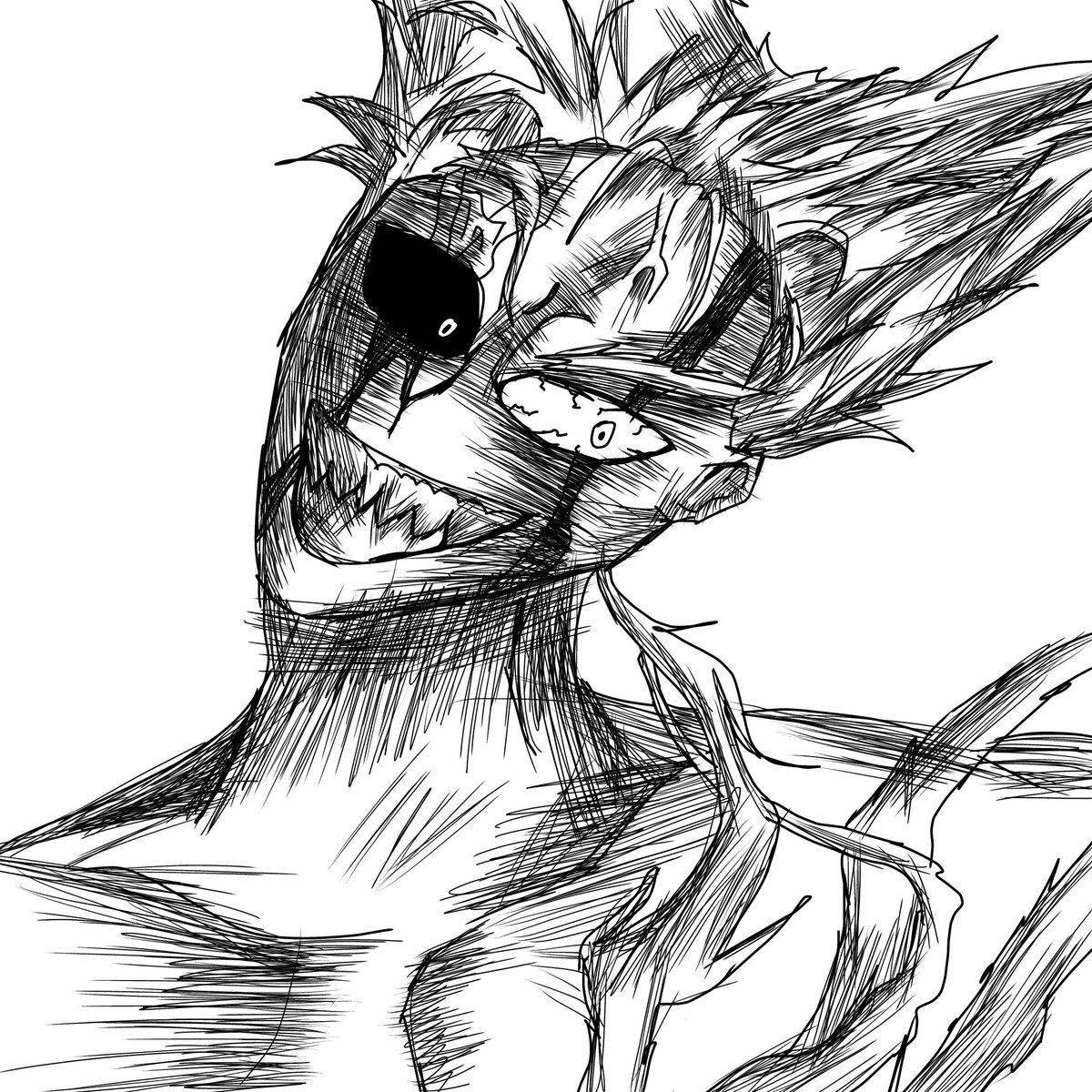john_doe242's tweet image. drew garou from opm 
#OnePunchMan #opm #garou