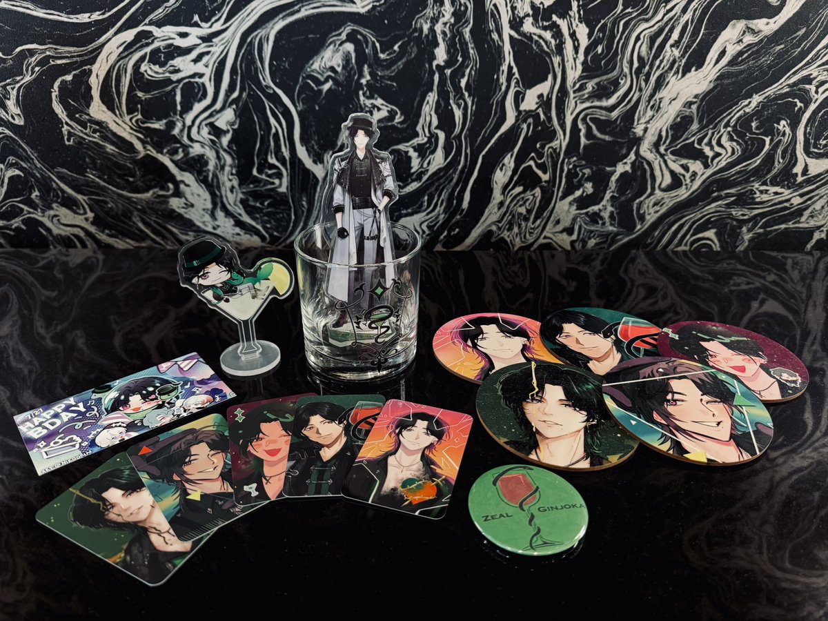 KatVanKit's tweet image. As promised, here is the photo of the full set of fan merch my friends and I made to celebrate your Birthday and Zealous! You’re such a lovely person and inspiration so I’m happy to be able to show and share this project of ours with you! 🥹💚
#ジールみて #ZealBirthday2025