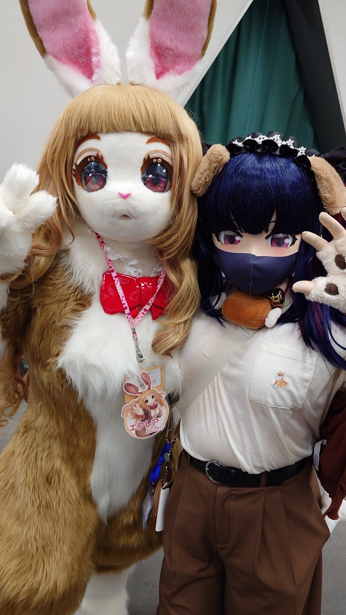 _mike_con_'s tweet image. ケモノさんと娘さんのセットで！