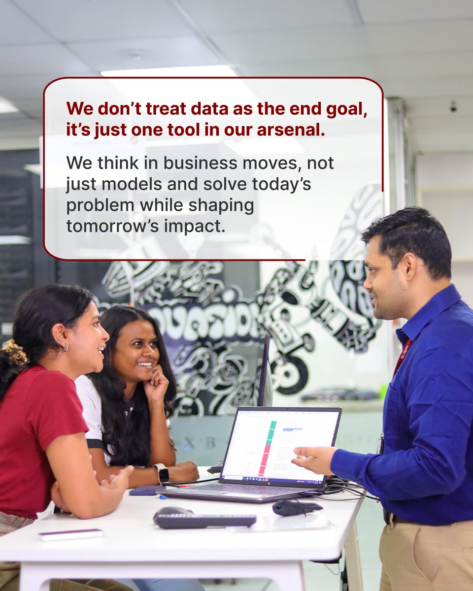 MuSigmaInc's tweet image. Think data science is the destination? Here’s why decision scientists think bigger.

#LifeAtMuSigma #DecisionScience