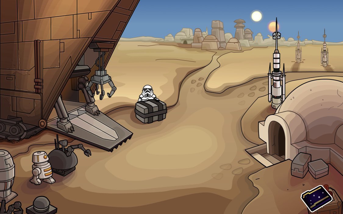ThatPenguinGame's tweet image. 12 years ago today, the Star Wars Takeover Party started. This was the first Star Wars themed Party on Club Penguin, and the party's storyline was based on the Original Trilogy, mainly "A New Hope".