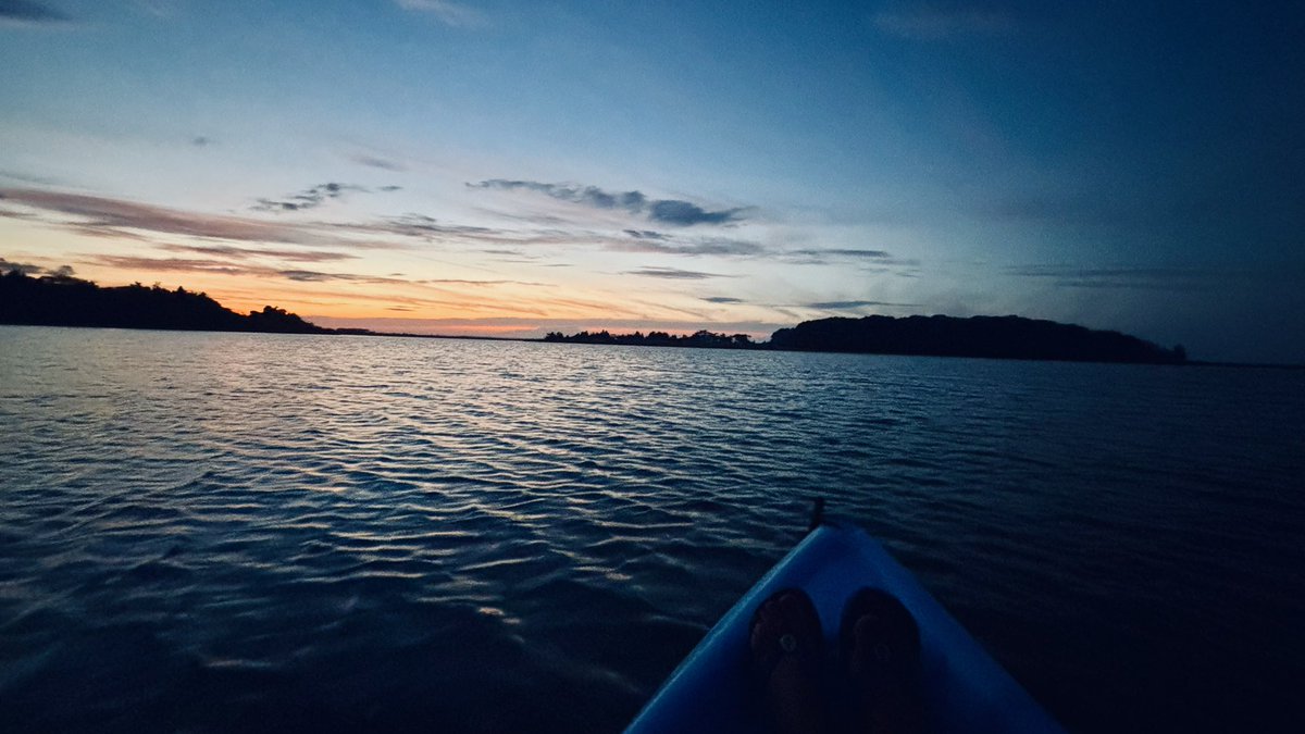 TomiLaffly's tweet image. My Sag Harbor view, earlier this eve. (Thankfully the shaaak wasn’t in the paaahnd.)