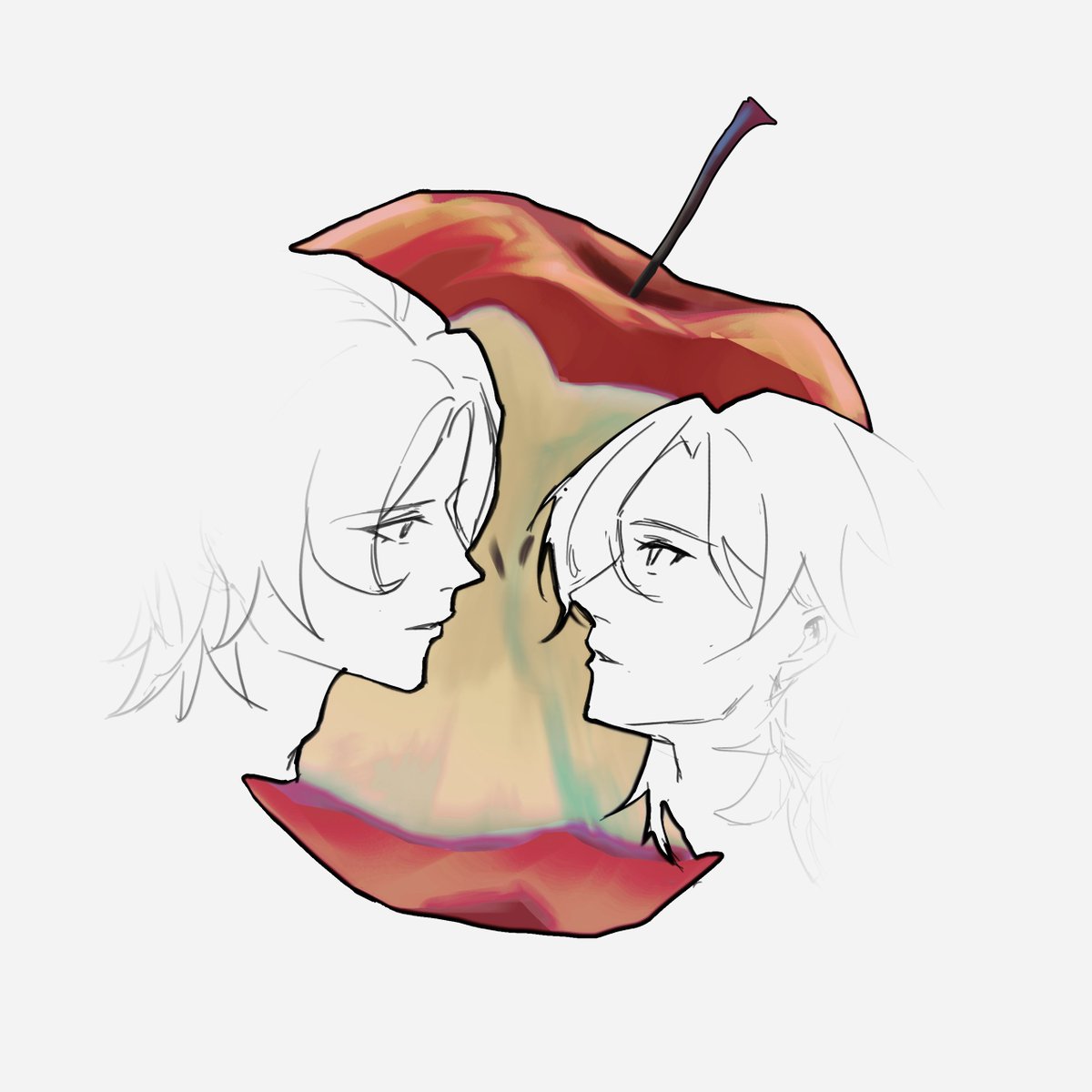 nagisa7648's tweet image. 🍎#ratiorine