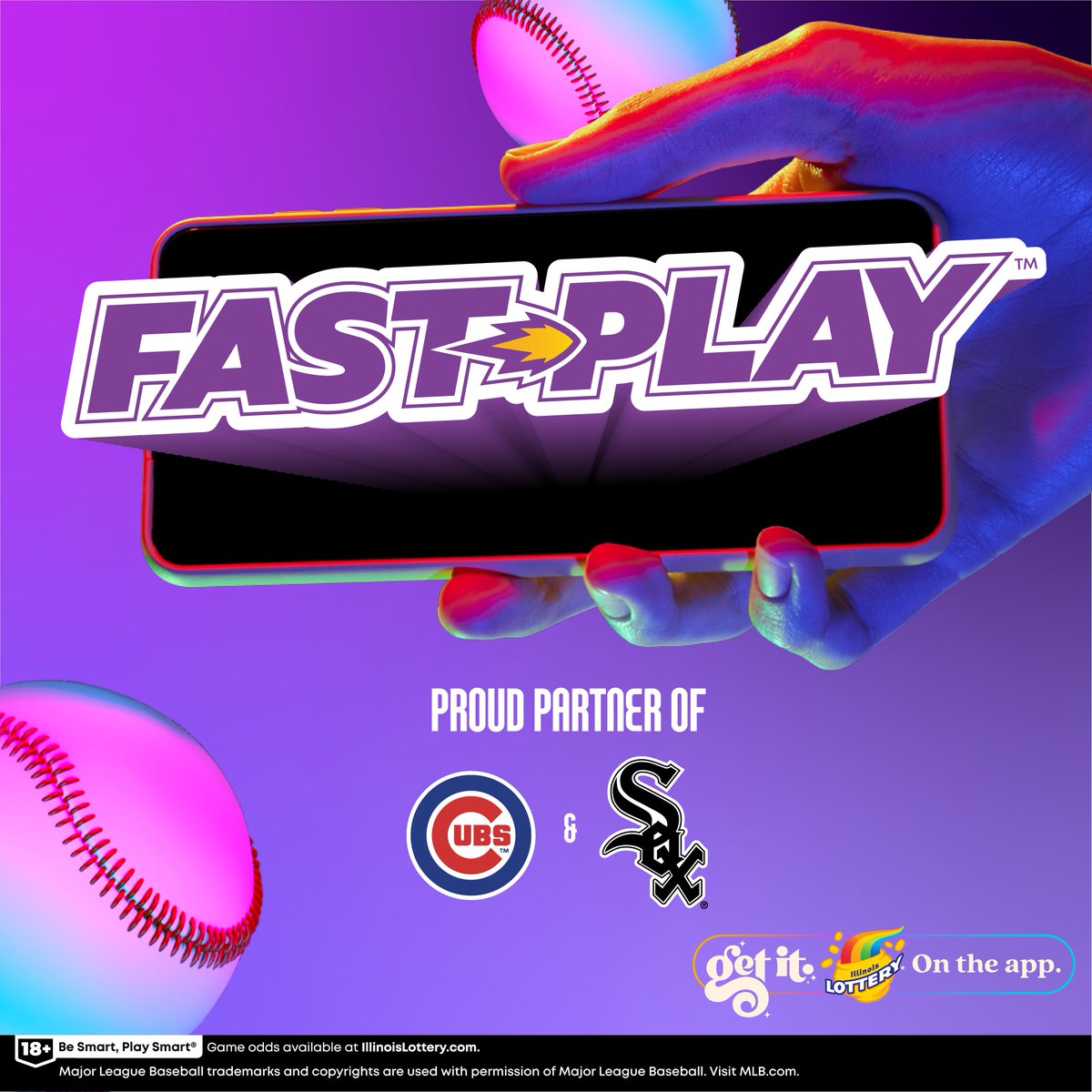 IllinoisLottery's tweet image. Game one of the series in the books! What was your favorite #FastPlay of the game? Don’t forget to make one of your own on the Illinois Lottery app now: bit.ly/33VNVDB

Be Smart, Play Smart® Game odds @ IllinoisLottery.com

#Cubs #WhiteSox #CrosstownClassic