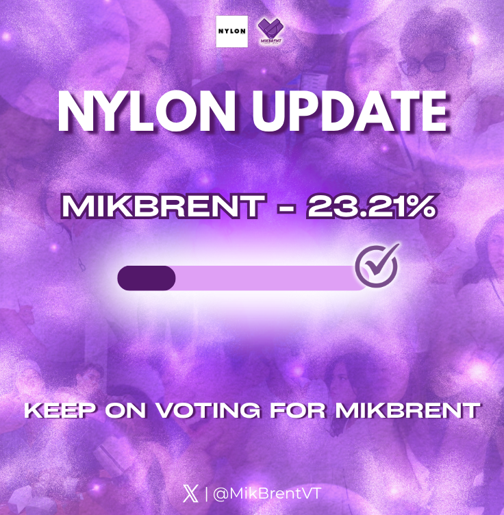 MikBrentVT's tweet image. Update as of 12 PM β 23.21%
Menties, weβre moving up! Every vote is a heartbeat of support for Mika and Brent. Letβs not slow down now! Theyβre shining brighter with each click. β¨
Keep the love coming. Weβre in this together! π
nylonmanila.com/pop-culture/biβ¦
