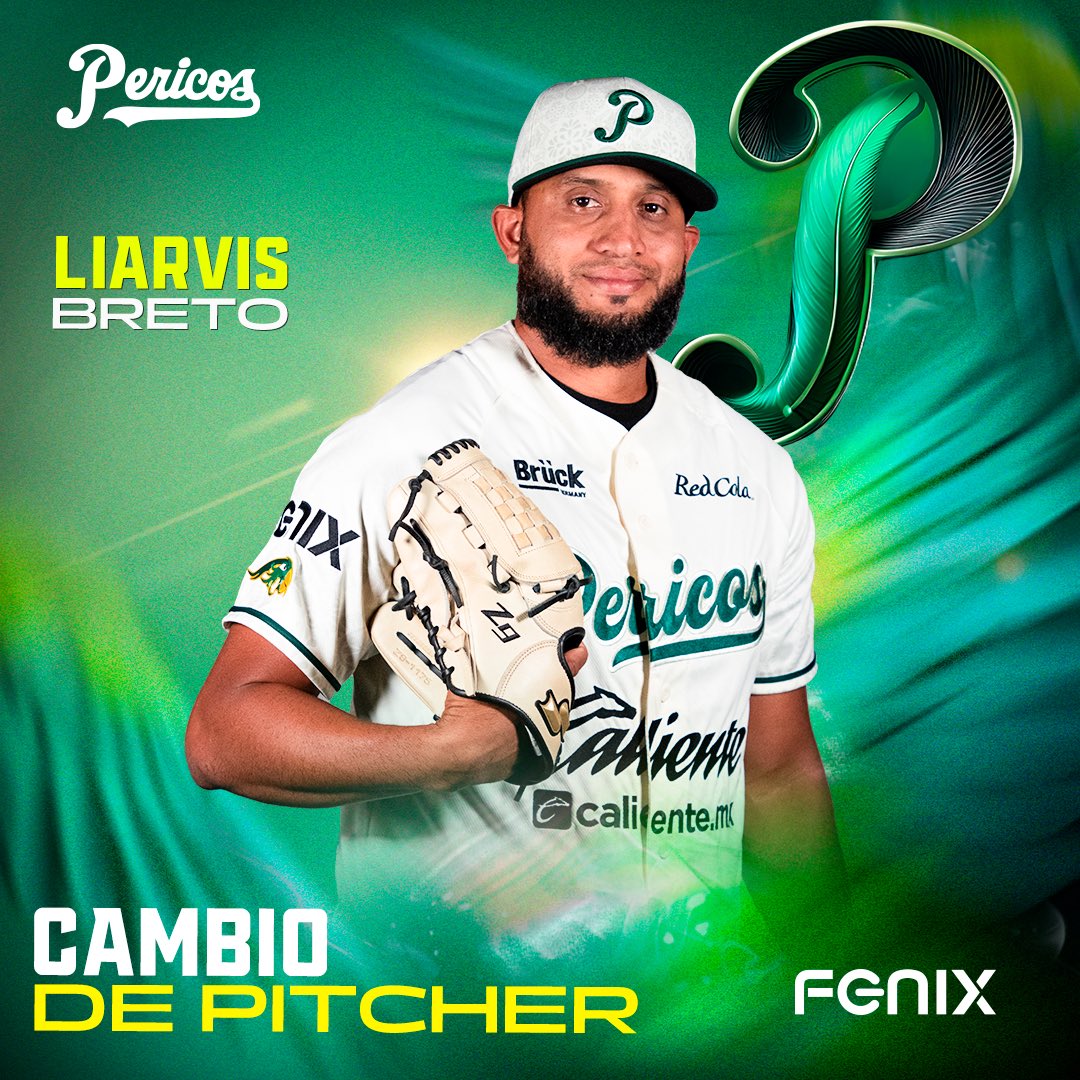 Pericos_Oficial's tweet image. 🔄 Cambio al centro del diamante
➡️ Liarvis Breto
⬅️ Domingo Jiménez
FENIX
#FuerzaPericos🦜