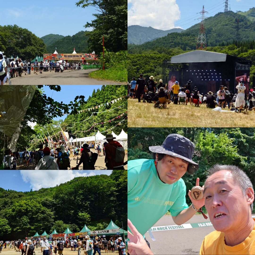waskaz's tweet image. #fujirock 2日目のゲートインとしてたら、町の職員が声をかけてきた。ふるさと納税のブースで告知中。
グリーン出は、CA7RIEL & PACO AMOROSO がやってますが、奥地へと向かいます。手元の温度計で36℃。陽向は熱すぎ。暑すぎ。