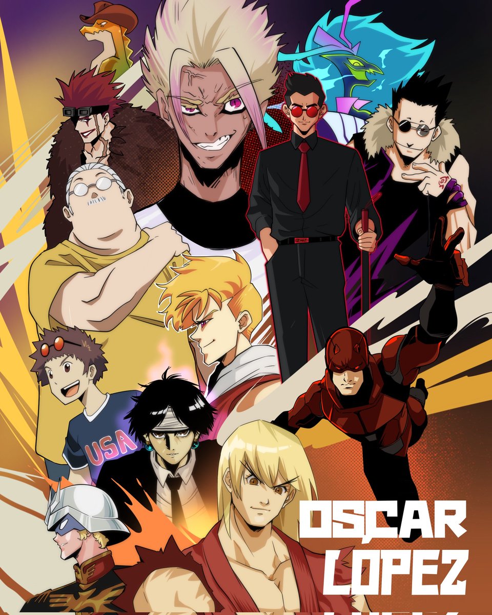 oscloav2790's tweet image. Por acá no les habia compartido lo que @AxRococoart me diseñó!!!

Una cosa barbara!!

#anime #Doblaje #actor #Daredevil #SAKAMOTODAYS #bluelock #TheAmazingDigitalCircus #ONEPIECE #HelluvaBoss