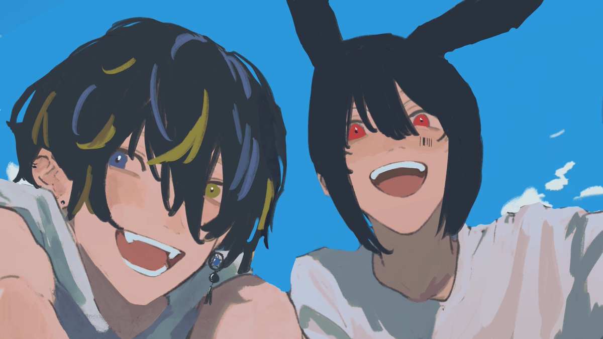 【お仕事】

darupoi様の「夏に願いを」の歌ってみたMVイラストをお手伝いさせていただきました！
よろしくお願いいたします🫶