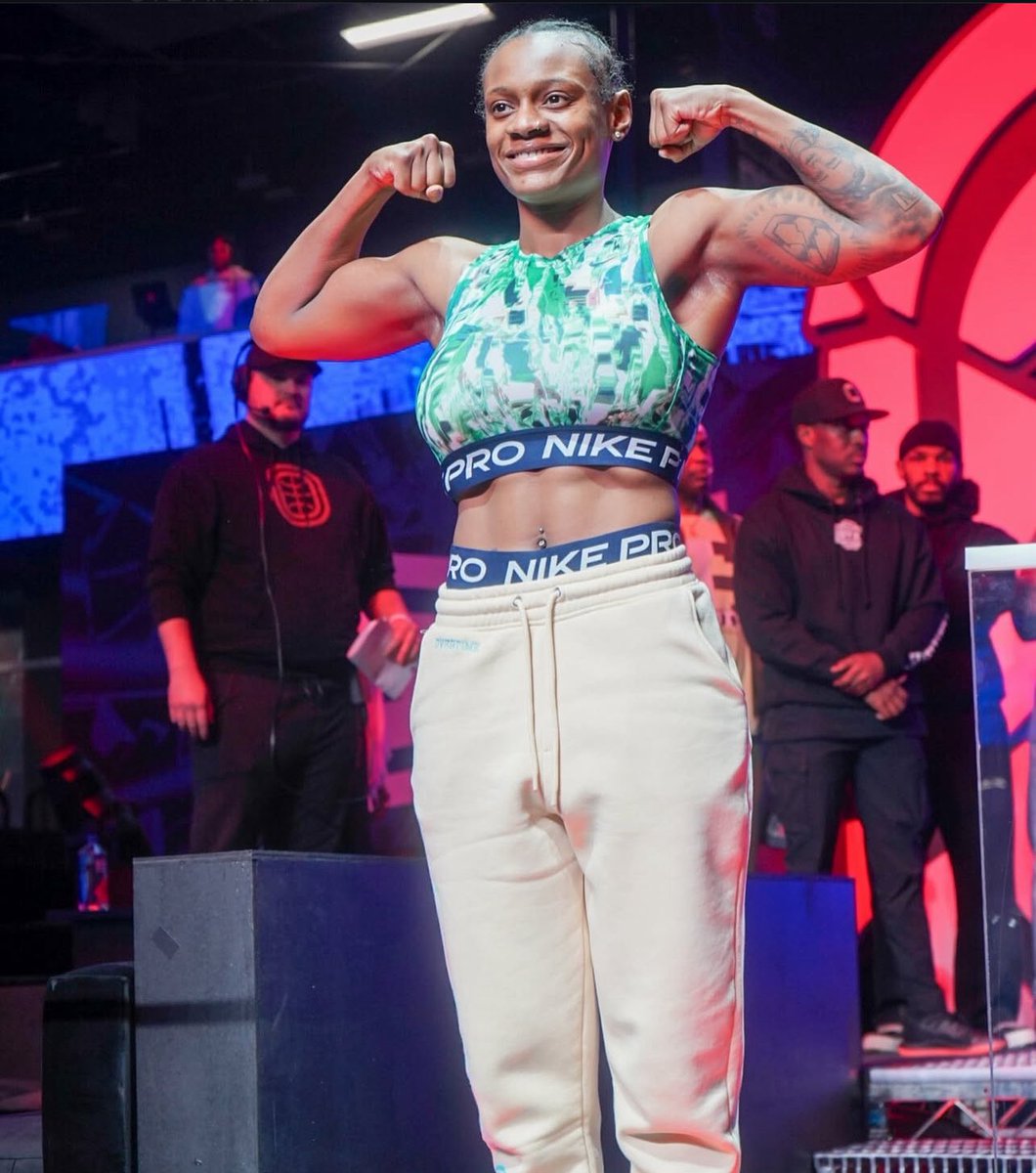 DopeDJ's tweet image. Oshae Jones Defends Her IBF & IBO women’s junior Middleweight titles & improves to 9-0(3KOs) with a SD win over Elia Carranza
#Boxing