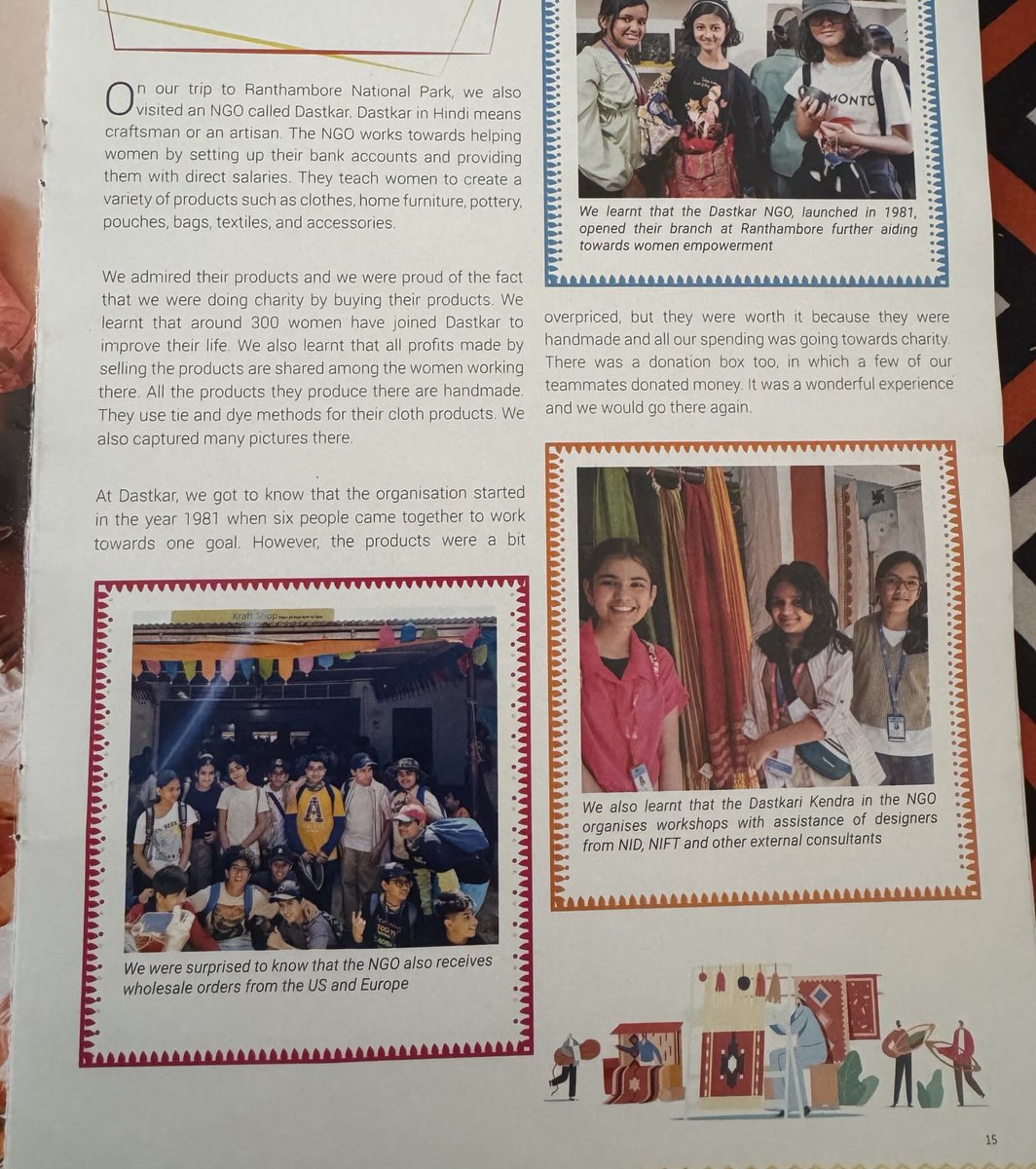drpragya_shukla's tweet image. You know your son is carrying your genes when he writes about an NGO for the school travel magazine.
#dustakar