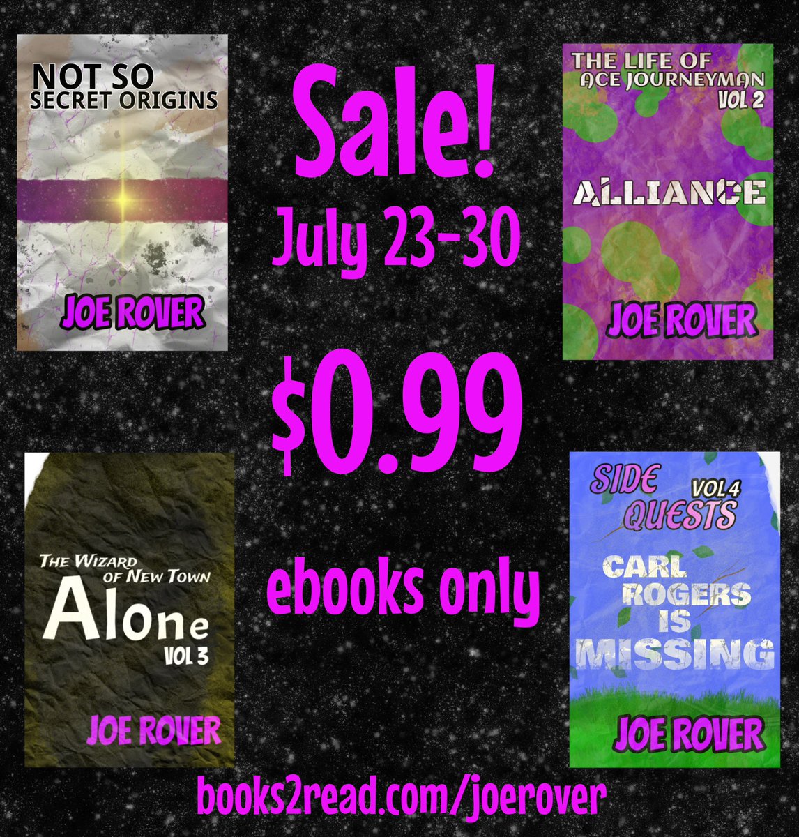 joeroverbooks's tweet image. “Please, Sir, can you buy another?”
Sci-fi fantasy ebooks sale!
