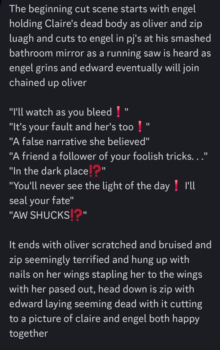 nelsonjakob12's tweet image. Here's a fpe shucks fnf cover just a idea for lyrics and cut scenes with my own soon to come sprites and my cutscences drawn out
If there's any fnf modders out there reading this i give you full permission to make a actual mod