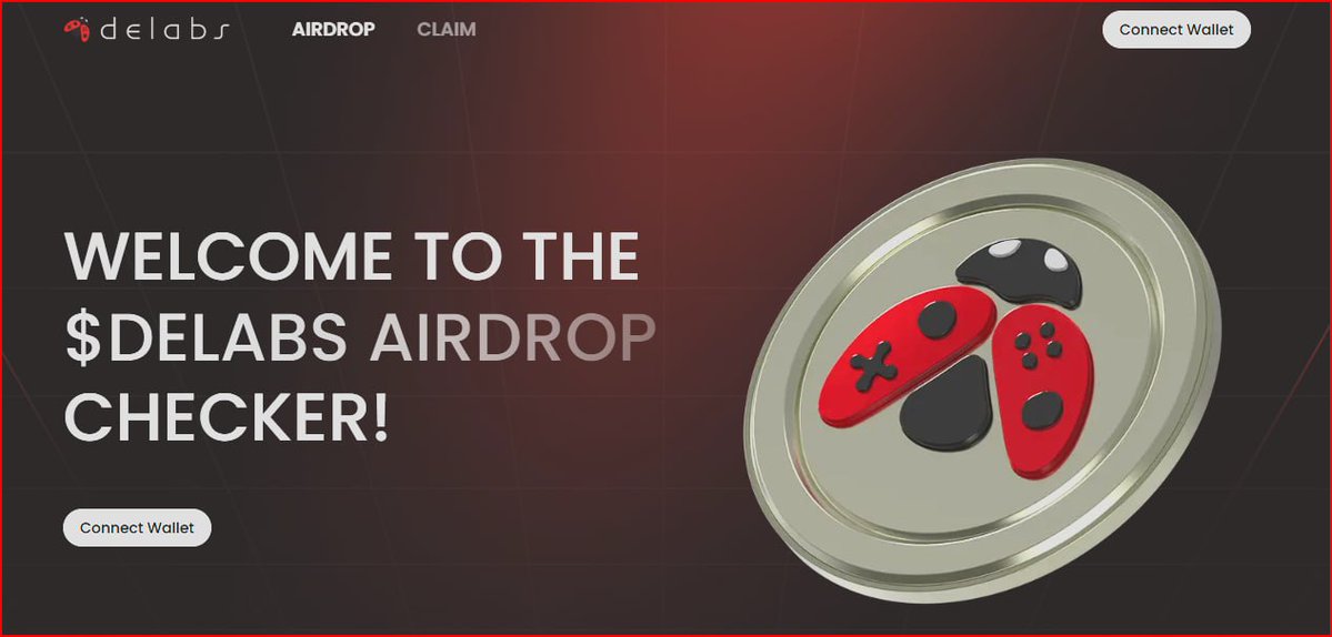 The $DELABS Airdrop Checker is now Live!

✅ Check here airdrop.delabs.gg
• DELABS/USDT Trading: Jul 28, 2025, 10:00 (UTC)

✅ Airdrop Allocation Appeal docs.google.com/forms/d/e/1FAI…