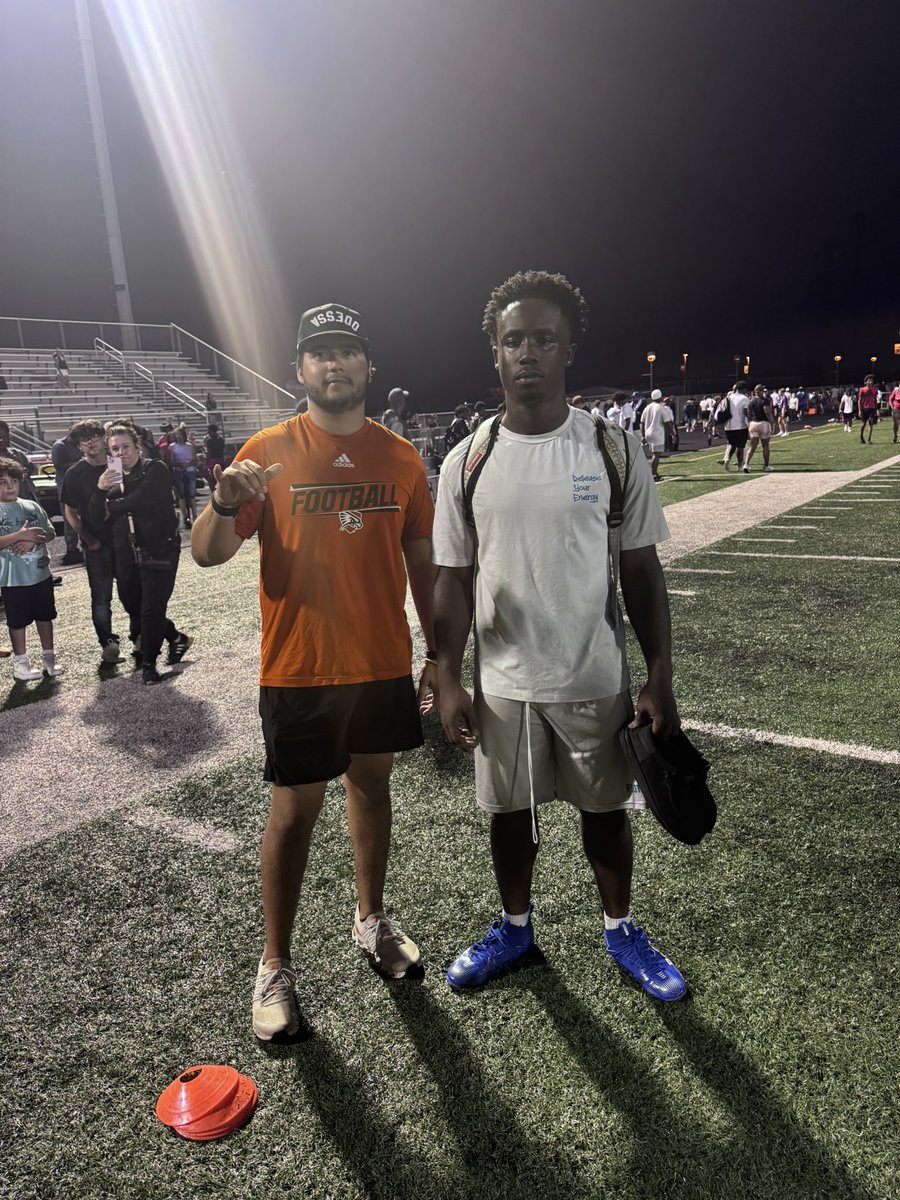Elijah “MANMAN” McClain (@emcclain2027) on Twitter photo Had a great time at <a href="/UTPBFootball/">UTPB Football</a> camp td with coach <a href="/RyverRodriguez/">Ryver Rodriguez</a> came out there to compete and got better.<a href="/CoachJackACHS/">David H. Jackson Jr, M. Ed.</a> <a href="/MyersTif/">Coach Myers</a> <a href="/CoachTCRandle/">Coach Randle</a> <a href="/CoachChenier_3/">Coach Elijah Chenier</a> <a href="/CoachBrown1914/">Kevin Brown</a> <a href="/CoachStumon/">Brandon Stumon</a> <a href="/Coach_Aye/">The Shake Back</a> <a href="/coachHUFFFFF/">Derek Hufnagel</a> Had a great time at <a href="/UTPBFootball/">UTPB Football</a> camp td with coach <a href="/RyverRodriguez/">Ryver Rodriguez</a> came out there to compete and got better.<a href="/CoachJackACHS/">David H. Jackson Jr, M. Ed.</a> <a href="/MyersTif/">Coach Myers</a> <a href="/CoachTCRandle/">Coach Randle</a> <a href="/CoachChenier_3/">Coach Elijah Chenier</a> <a href="/CoachBrown1914/">Kevin Brown</a> <a href="/CoachStumon/">Brandon Stumon</a> <a href="/Coach_Aye/">The Shake Back</a> <a href="/coachHUFFFFF/">Derek Hufnagel</a>