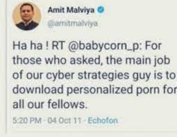 The <a href="/BJP4India/">BJP</a> is a cheap vulgar perverse party ....with NO respect women of our country ..

The IThead n in charge of Bengal is nominated n endorsed by Party .unbelievable Beti Bachao party .

Too much of these has made them sick .👇