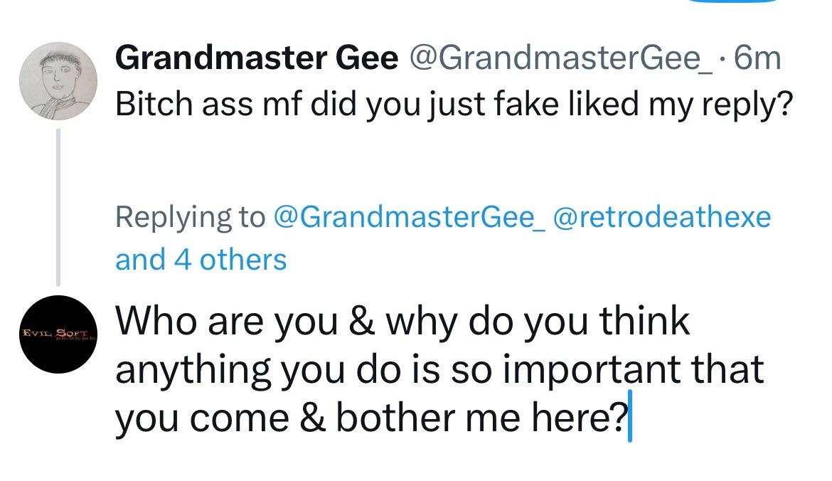 EvilSoftGames's tweet image. Just had some #retard reply to a random tweet on my profile. I have no idea who this person is... 🤦♂️ This is why we need to start mandating intelligence tests for the internet.